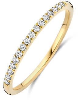 Blush Blush Ring LG1046Y/54 14k Geelgoud 0.16crt H SI Briljant geslepen Diamant Maat 54 Divers