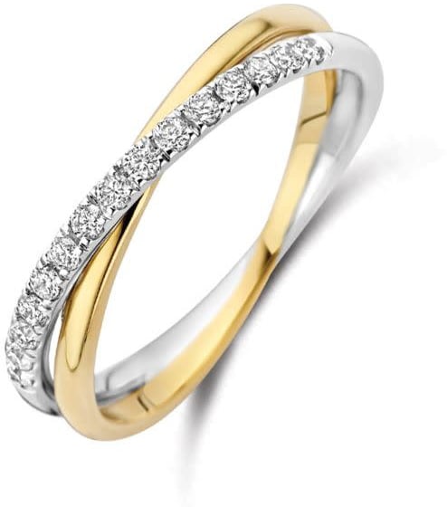 Blush Blush Ring LG1053B/54 14k Bi-color Goud met 0.25crt H SI Labgrown Diamant Maat 54 Divers