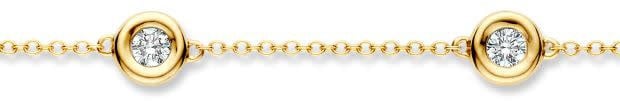 Blush Blush Armband LG2003Y 14k Geelgoud met 0,55crt H SI Briljant geslepen Lab Grown Diamant 18cm Divers