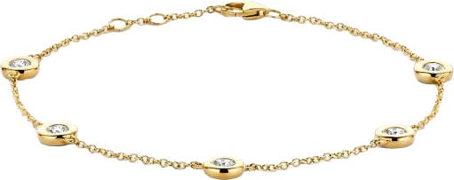 Blush Armband LG2003Y 14k Geelgoud met 0,55crt H SI Briljant geslepen Lab Grown Diamant 18cm Goud