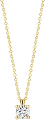 Blush Collier LG3001Y 14k Geelgoud 0.20crt G SI Briljant Lab Grown Diamant 42cm Goud