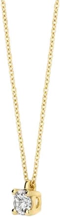 Blush Collier LG3001Y 14k Geelgoud 0.20crt G SI Briljant Lab Grown Diamant 42cm Goud