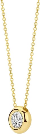 Blush Collier LG3007Y 14k Geelgoud 0.25crt G SI Lab Grown Diamant 42cm Goud
