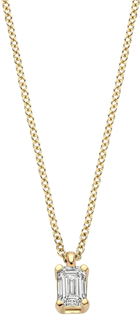 Blush Blush Collier LG3016Y 14k Geelgoud met 0,20crt G VS 1 Lab Grown Diamant Goud