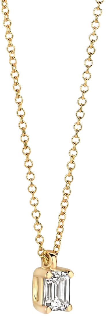 Blush Blush Collier LG3016Y 14k Geelgoud met 0,20crt G VS 1 Lab Grown Diamant Goud