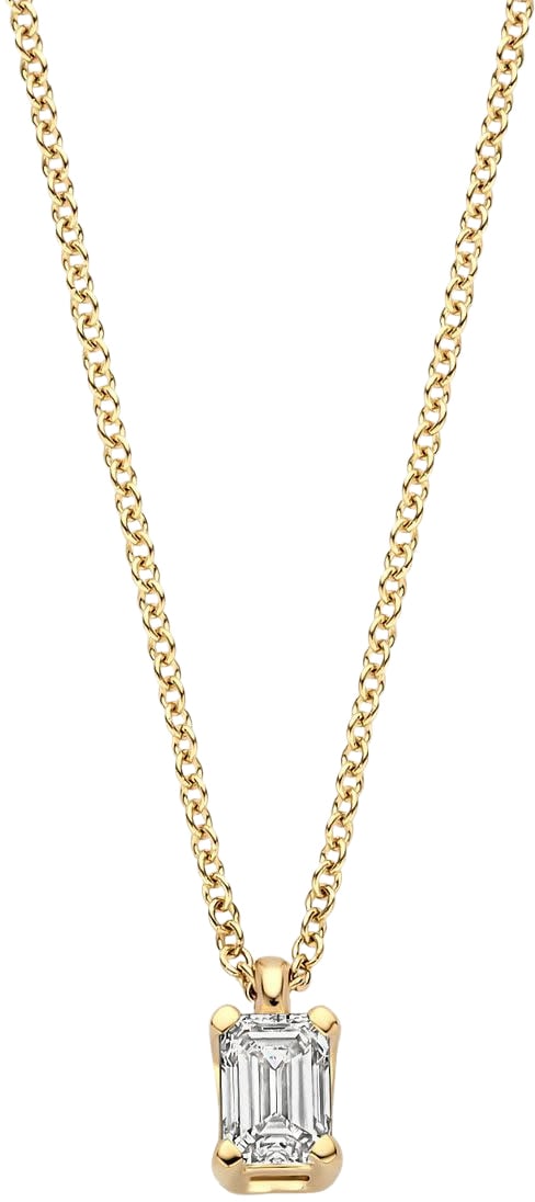 Blush Blush Collier LG3016Y 14k Geelgoud met 0,20crt G VS 1 Lab Grown Diamant Goud