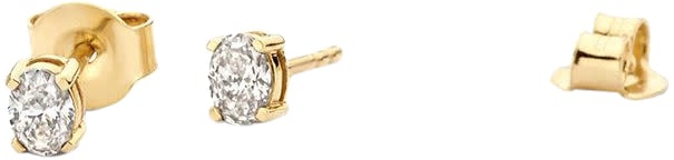 Blush Blush Oorbellen LG7027Y 14k Geelgoud met 2x0,15/2x0,10crt G VS 1 Lab Grown Diamant Divers