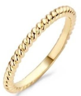 Blush Blush Ring 1118YGO/54 14kr Geelgoud Gedraaid Maat 54 Goud