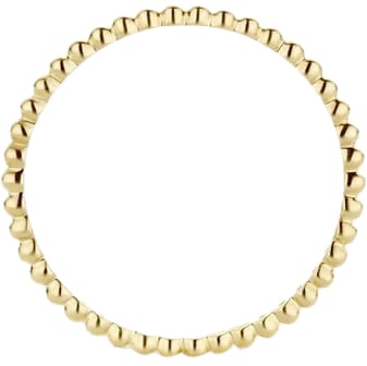 Blush Blush Ring 1195YGO/54 14k Geelgoud Bolletjes Maat 54 Goud