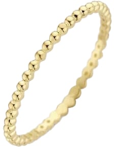 Blush Blush Ring 1195YGO/54 14k Geelgoud Bolletjes Maat 54 Goud