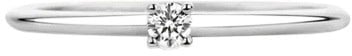 Blush Blush Ring 1200WZI/54 14k Witgoud met Zirkonia Maat 54 Zilver