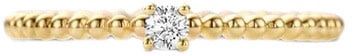 Blush Blush Ring 1215YZI/54 14k Geelgoud met Bolletjes Motief Maat 54 Goud