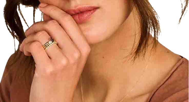 Blush Blush Ring 1242YSQ/56 14k Geelgoud met Smokey Quartz Maat 56 Goud