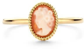 Blush Blush Ring 1250YCA/54 14k Geelgoud Camee Maat 54 Goud
