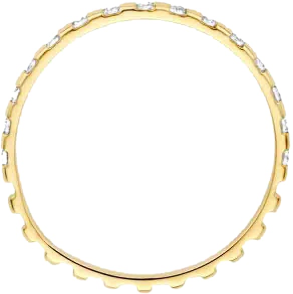 Blush Blush Ring 1268YZI/54 14k Geelgoud met Zirkonia Maat 54 Goud
