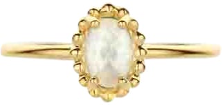 Blush Blush Ring 1272YMQ/54 14k Geelgoud met Kwarts Maat 54 Goud