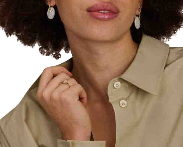 Blush Blush Ring 1272YMQ/54 14k Geelgoud met Kwarts Maat 54 Goud
