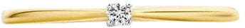 Blush 1620BDI/54 Ring 14 krt geelgoud met diamant maat 54 Goud