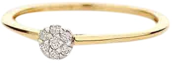 Blush Blush Ring 1680BDI/54 14k Geelgoud met H SI Briljant geslepen Diamant Maat 54 Goud