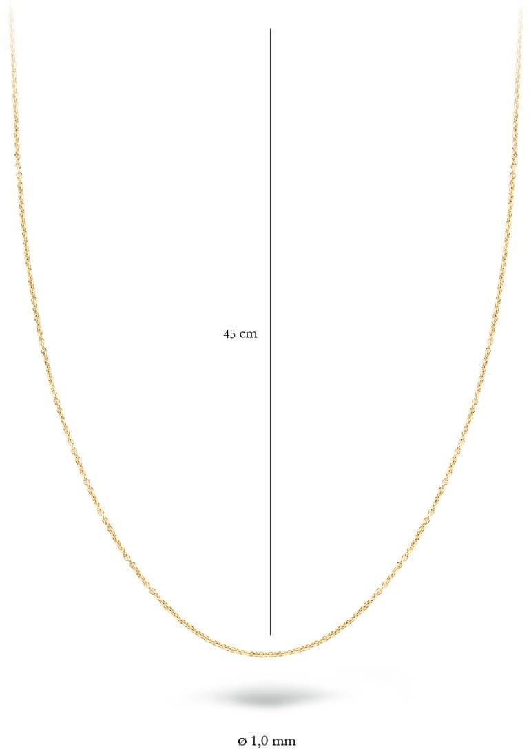 Blush 3046YGO/45 Collier 14 krt geelgoud 45 CM Goud