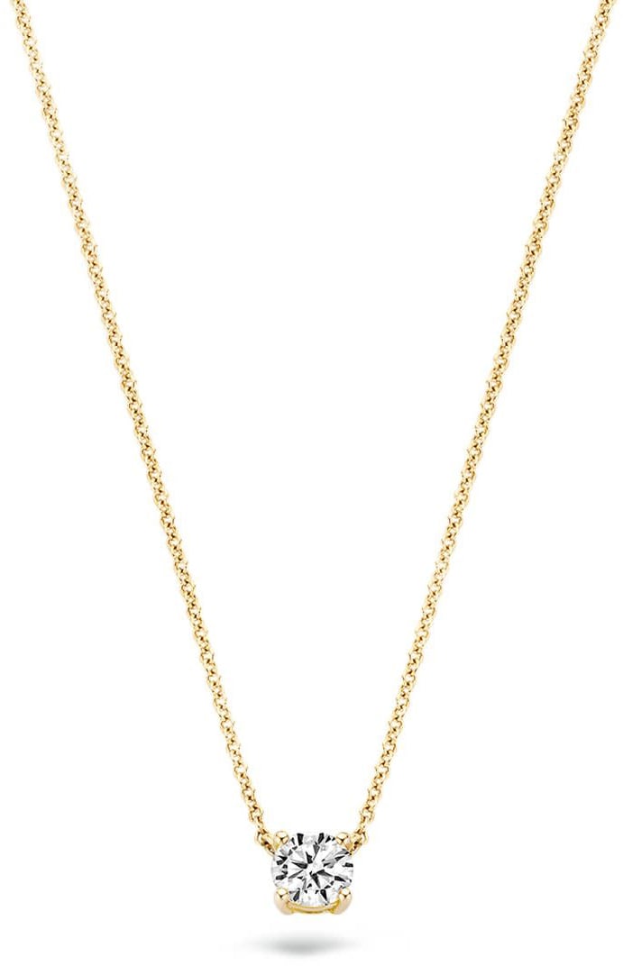 Blush 3049YZI Ketting 14 krt geelgoud met zirkonia Goud