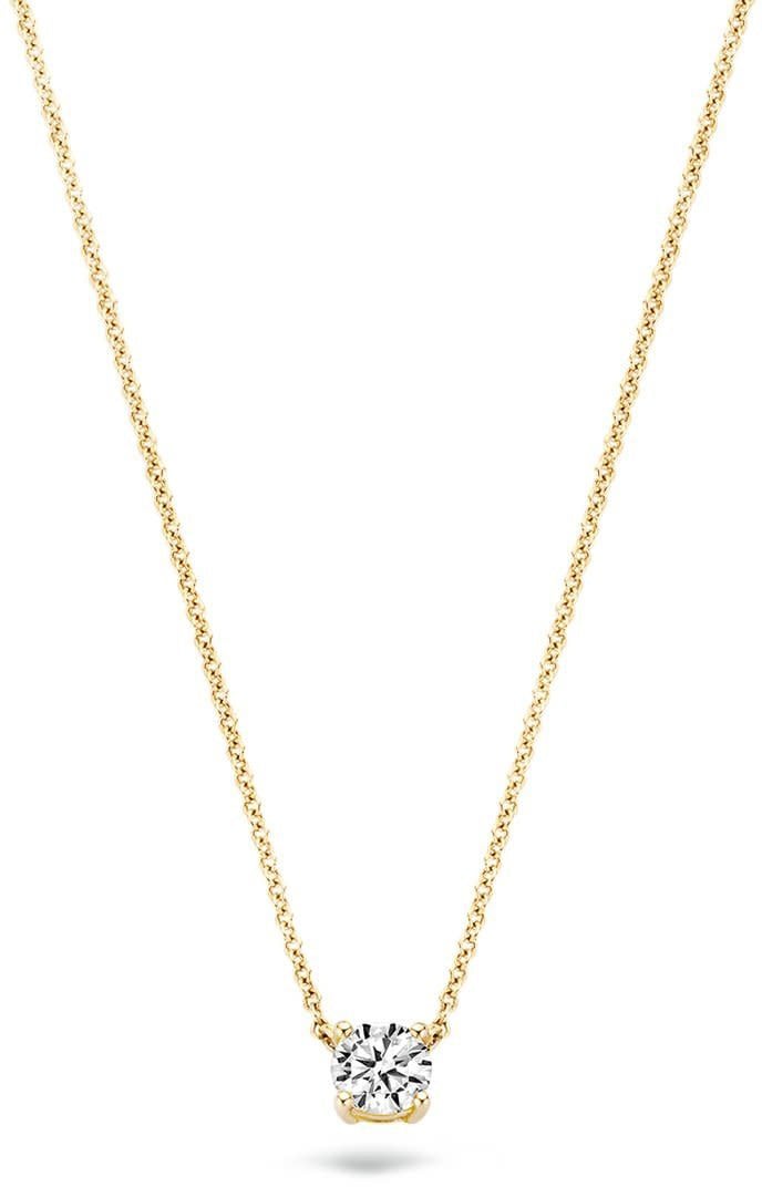 Blush 3049YZI Ketting 14 krt geelgoud met zirkonia Goud