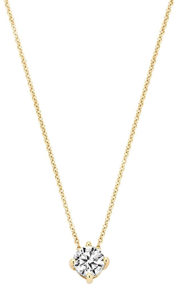 Blush 3057YZI Ketting 14 krt geelgoud met zirkonia Goud