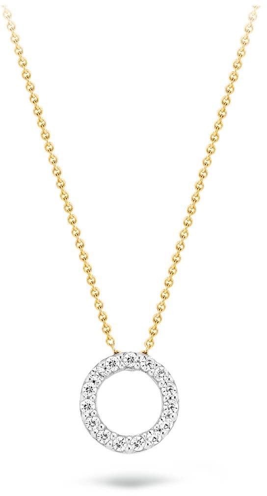 Blush 3065BZI Ketting 14 krt geelgoud met zirkonia Goud