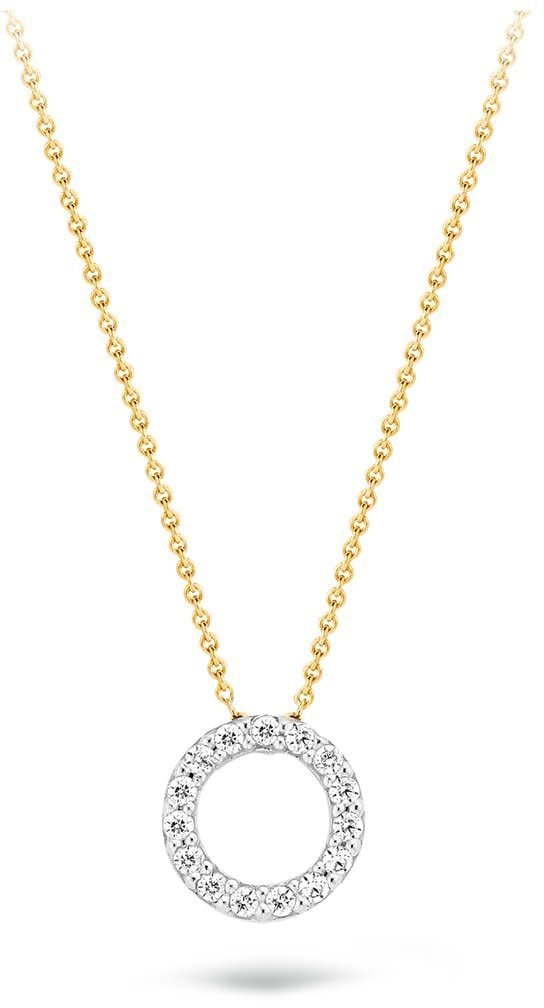 Blush 3065BZI Ketting 14 krt geelgoud met zirkonia Goud