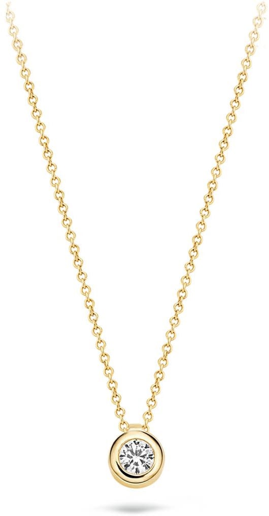 Blush 3067YZI Ketting 14 krt geelgoud met zirkonia Goud