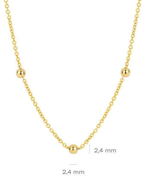 Blush Blush Collier 3145YGO 14k Geelgoud met bolletjes 42cm Goud