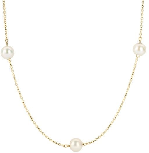 Blush Blush Collier 3185YPW 14k Geelgoud met Parels 42cm Goud