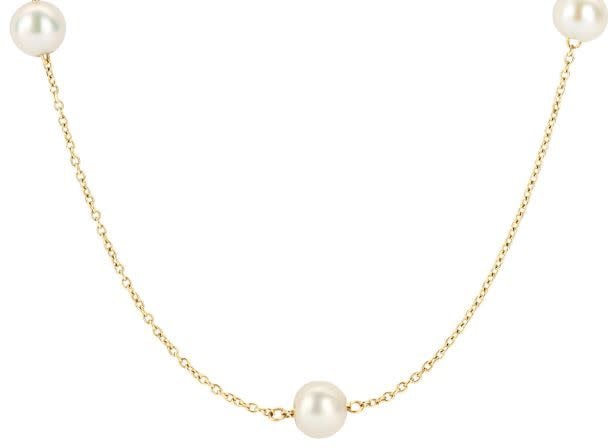 Blush Blush Collier 3185YPW 14k Geelgoud met Parels 42cm Goud