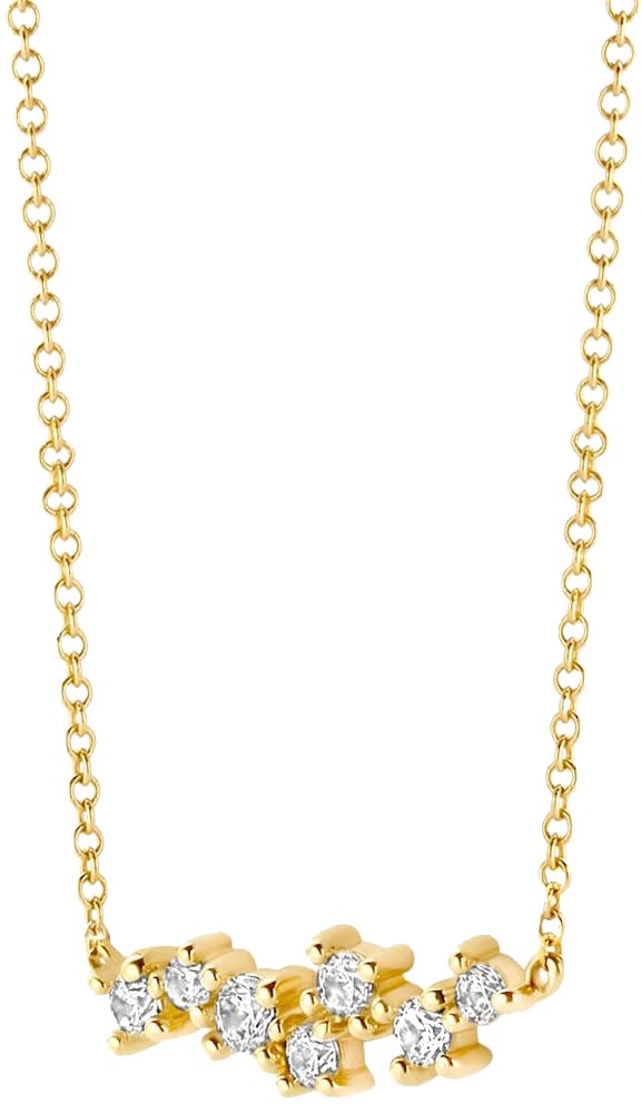 Blush Blush Collier 3191YZI 14k Geelgoud met Zirkonia's Goud