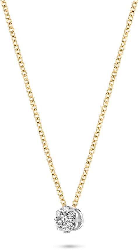 Blush Blush Collier 3602BDI 14k Geelgoud 0,07crt G SI Biljant geslepen Diamant Goud