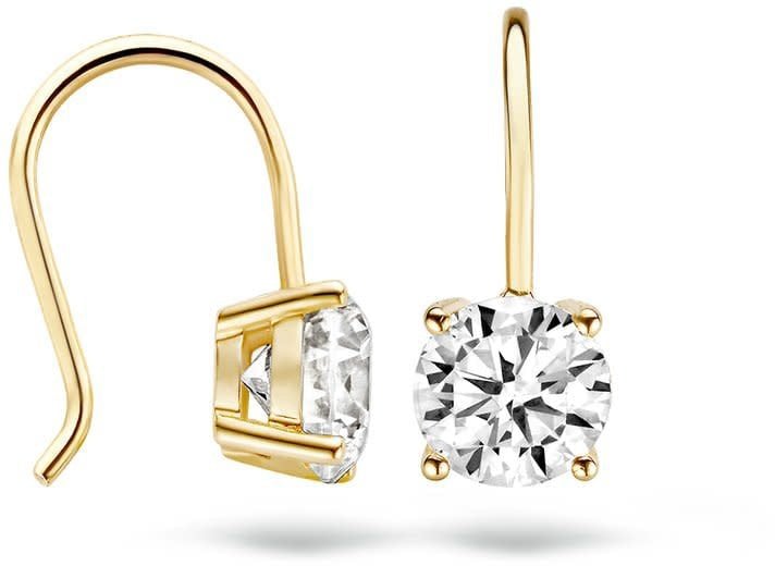 Blush 7055YZI Oorbellen 14 krt geelgoud met zirkonia Goud