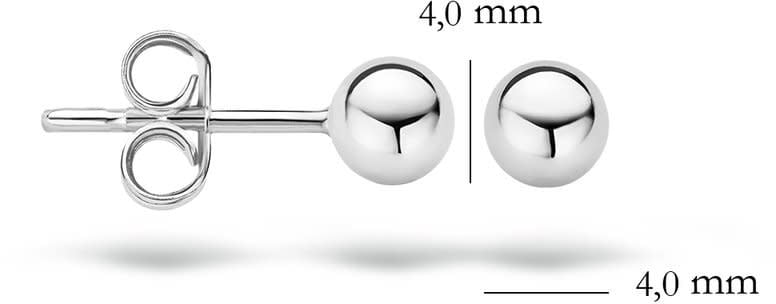 Blush 7121WGO Oorbellen 14 krt witgoud Zilver