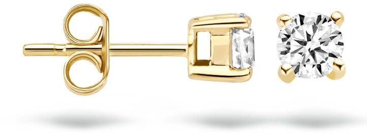 Blush 7128YZI Oorbellen 14 krt geelgoud met zirkonia Goud