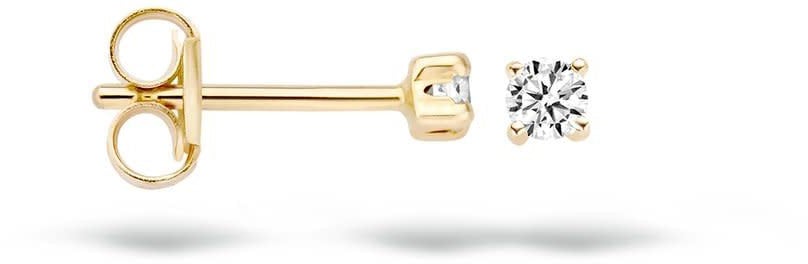 Blush 7138YZI Oorbellen 14 krt geelgoud met zirkonia Goud