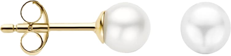 Blush 7149YPW Oorbellen 14 krt geelgoud met Zoetwater parel Wit