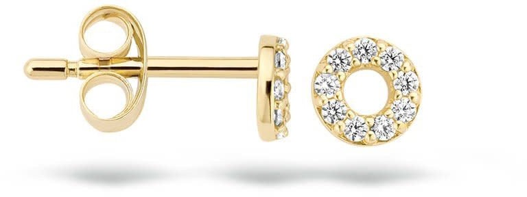 Blush 7193YZI Oorbellen 14 krt geelgoud met zirkonia Goud
