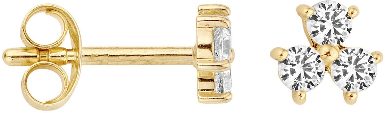 Blush 7197YZI Oorbellen 14 krt geegloud met zirkonia Goud