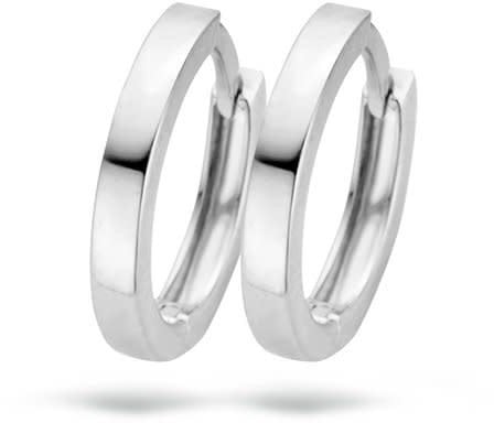 Blush 7202WGO Oorbellen 14 krt witgoud Zilver