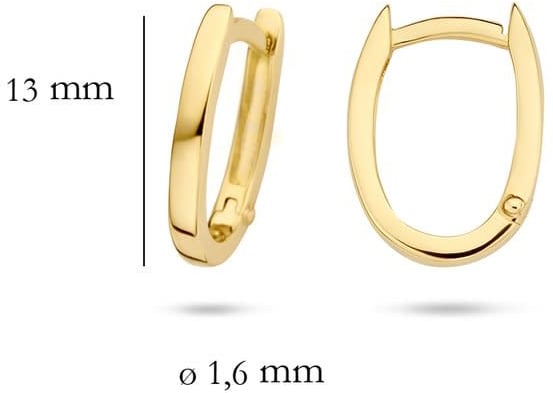 Blush 7224YGO Oorbellen 14 krt geelgoud Goud