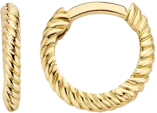 Blush 7231YGO Oorbellen creolen 14 krt Goud Goud