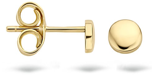 Blush Blush Oorbellen 7243YGO Oorstekers 14k Geelgoud Rondjes Goud