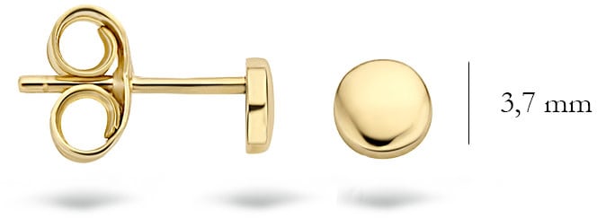 Blush Blush Oorbellen 7243YGO Oorstekers 14k Geelgoud Rondjes Goud