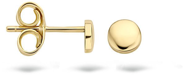 Blush Blush Oorbellen 7243YGO Oorstekers 14k Geelgoud Rondjes Goud