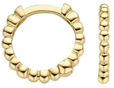 Blush Blush Oorbellen 7263YGO Oorringen 14k Geelgoud Bolletjes Motief 11mm⌀ Goud