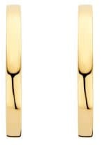 Blush Blush Oorbellen 7308YGO 14k Geelgoud Vlak 1.5mm x 14mm Goud